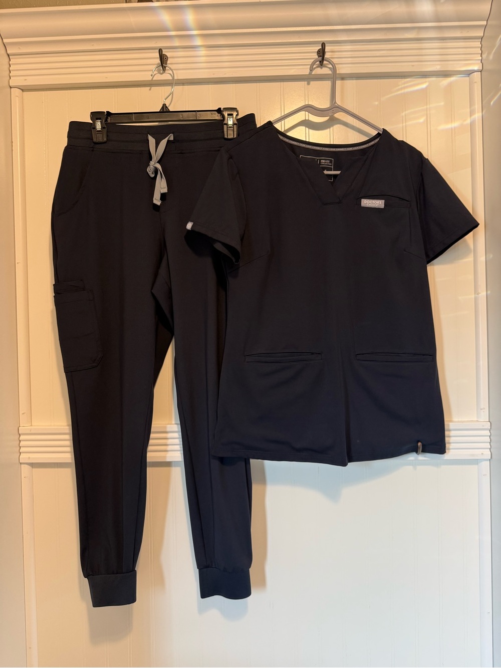 Charcoal Doctors Choice Pro fit jogger and top- Small